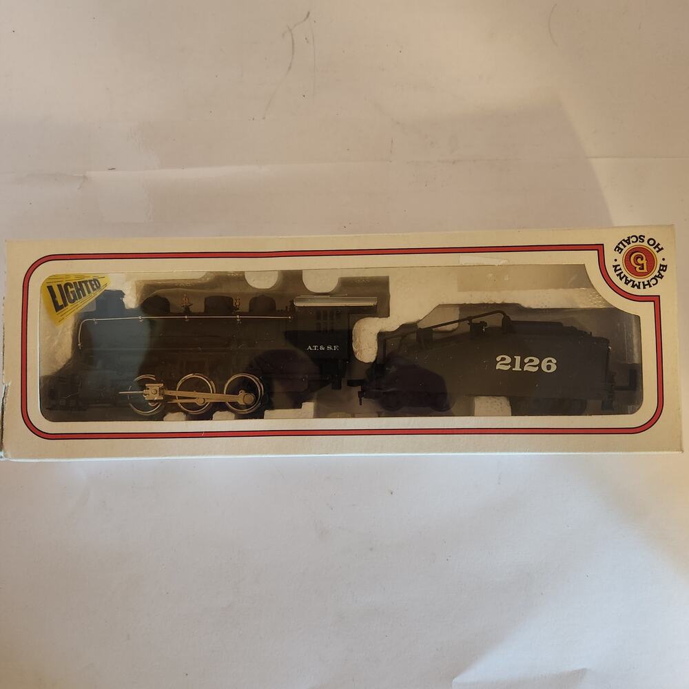 Bachman HO Scale USRA 0-6-0 Santa Fe #2126 Model Toy Train Locomotive & Tender